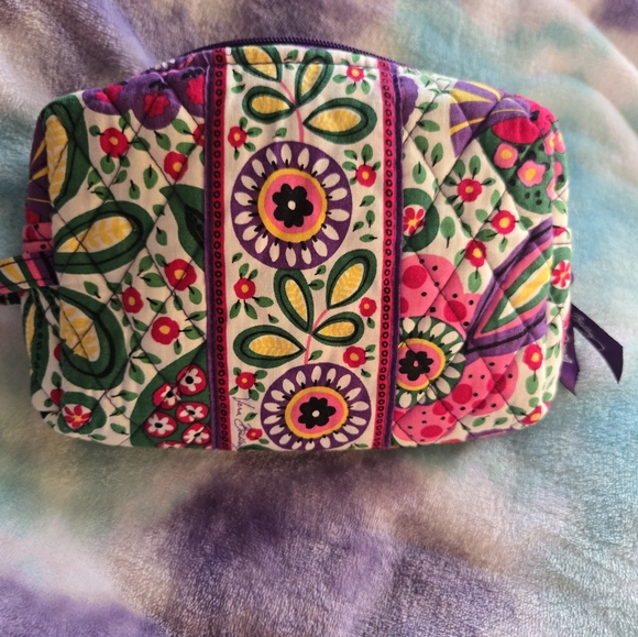 Vera Bradley Handbags - Vera Bradley Floral Quilted Cosmetic Bag